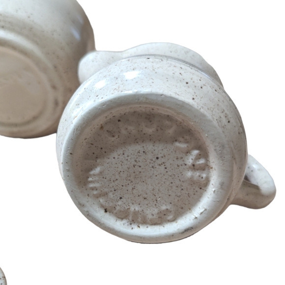 Churchill Homespun Stonecast Range Coffee Cups Creamer Boat Gravy Sauce Set